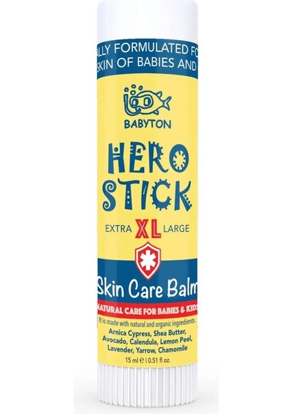 Bfs Babyton Anlık Yatıştırıcı Doğal Hero Stick Xl 15 ml