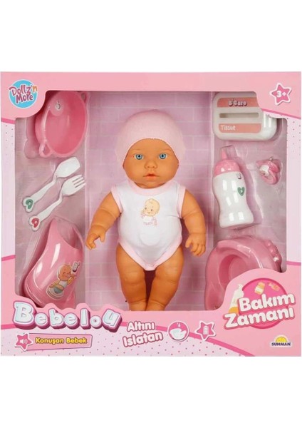 Bfs 3823 Bebelou Bakım Zamanı Sesli Gülen Ağlayan Bebek 32 cm -Sunman indirimleri