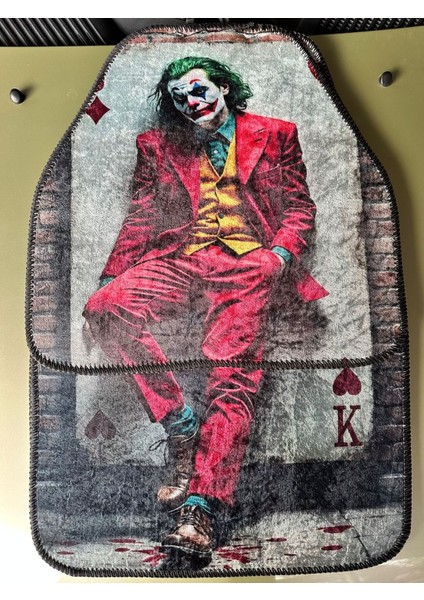 Ikonik Joker (Joaquin Phoenix) Film Temalı Dijital Baskılı Oto Dekor Paspas