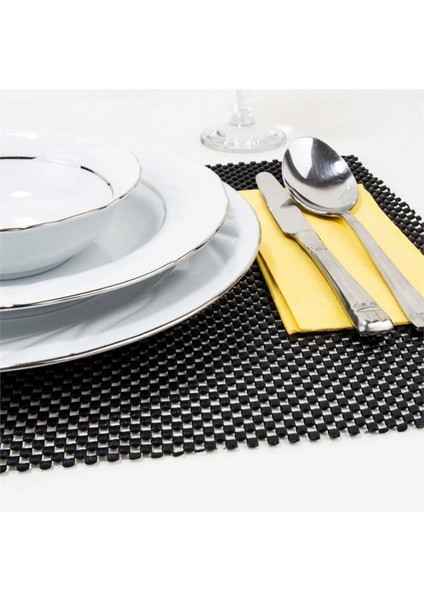 1 Adet (60X100) Kalın Siyah Orta Boy Halı Kaydırmaz Kaymaz Örtü