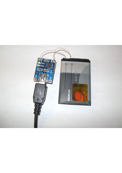 Lityum Pil 18650 Şarj Devresi TP4056 1A Li-Ion Mini USB Soket Yeni