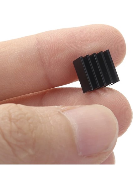 8.8mm x 8.8mm x 5mm Alüminyum Metal Soğutucu Blok Radyatör Amfi LED Entegre Transistor VGA Ram fiyatları