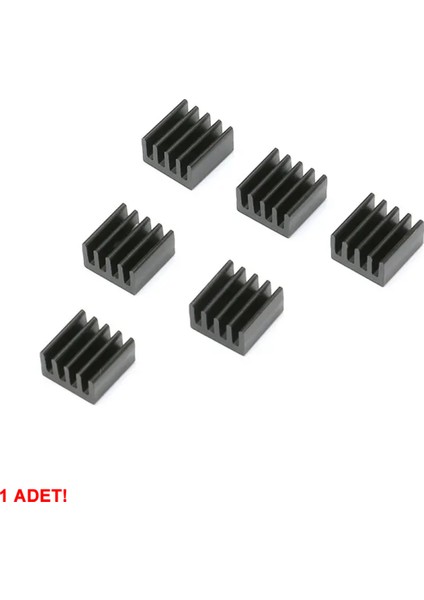 8.8mm x 8.8mm x 5mm Alüminyum Metal Soğutucu Blok Radyatör Amfi LED Entegre Transistor VGA Ram indirimleri