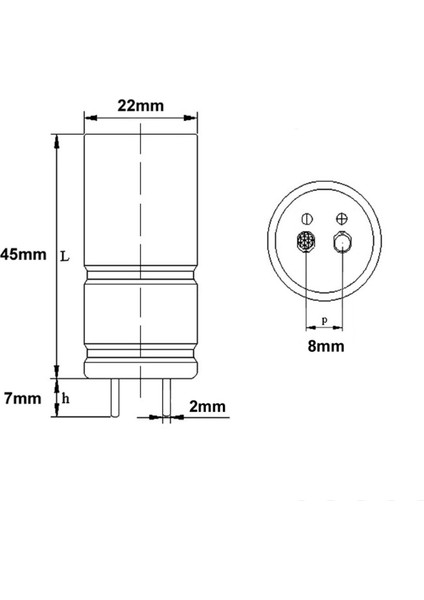 100F 2.7V Süpercap 22X45MM Dıp Süper Kapasitör Enerji Depolama Güneş Rüzgar Akü Batarya Güç Kaynağ indirimleri