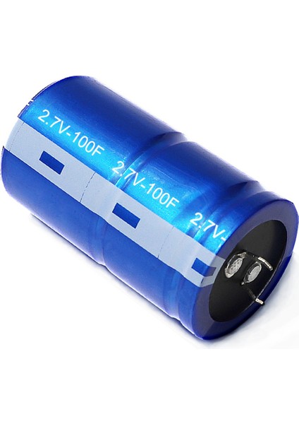 100F 2.7V Süpercap 22X45MM Dıp Süper Kapasitör Enerji Depolama Güneş Rüzgar Akü Batarya Güç Kaynağ