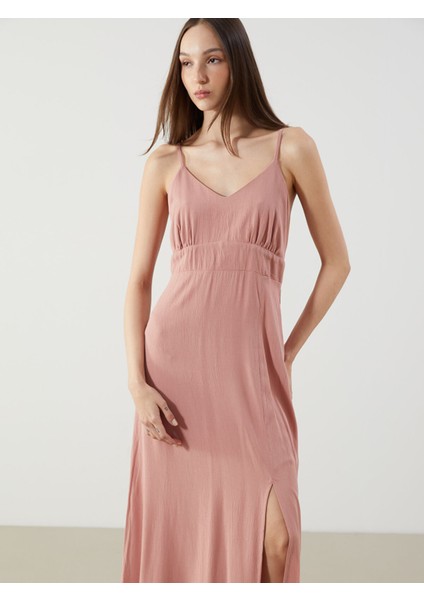 Yeni Sezon V Yaka Krinkle Elbise fiyatları