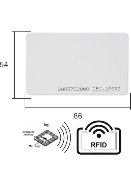 125 Khz Rfid Kart Manyetik Kapı Geçiş Personel Takip Göstergeç