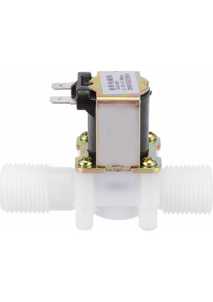 12V Plastik Solenoid Valf Nc Elektrikli Manyetik Su Akış Vanası Kontrol Bahçe Sulama Çamaşır