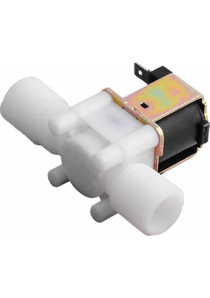 12V Plastik Solenoid Valf Nc Elektrikli Manyetik Su Akış Vanası Kontrol Bahçe Sulama Çamaşır