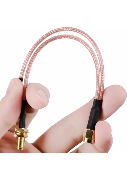 Y Tip RG316 15CM 1x Sma Erkek 2x Sma Dişi Kablo Rf Uzatma Kablosu Altın Kaplama Soket 0-6ghz Wi-Fi fiyatları