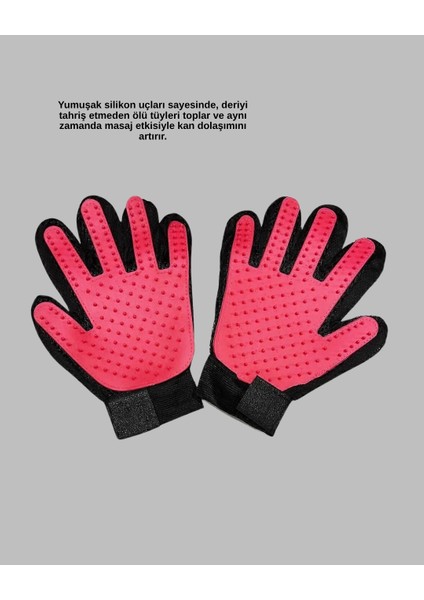 Evcil Hayvanlar Için Tüy Dökülme Önleyici Eldiven – Masaj ve Temizlik Için Yumuşak Silikon Uçlu fiyatları