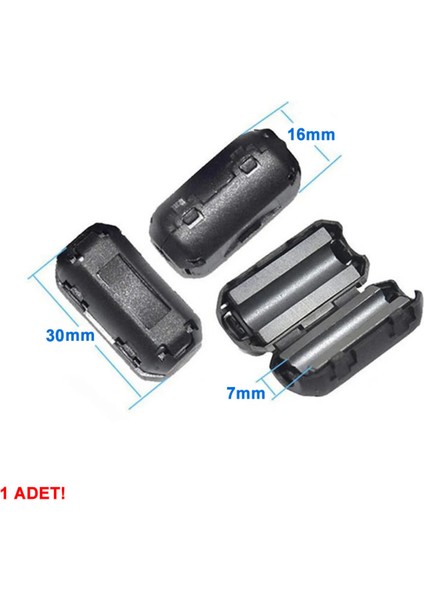 7mm Ferrit Halka Filtre Kablo Gürültü Bastırıcı Azaltıcı Yüzük Bead Rfı Emı Girişim Engelleyici fırsatları