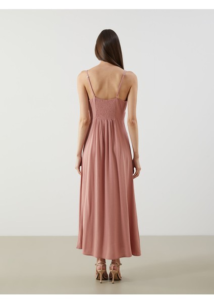 Yeni Sezon V Yaka Krinkle Elbise fırsatları