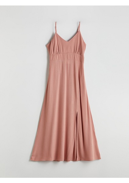 Yeni Sezon V Yaka Krinkle Elbise indirimleri