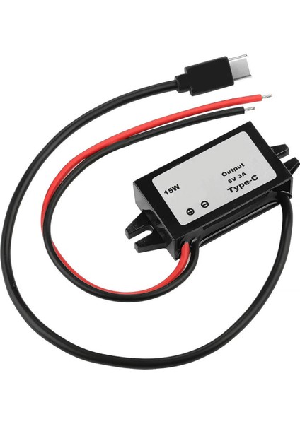 12.2V / 24V To Type-C 5V 3A Modül F35J5V3A 30CM USB Kablolu Su Geçirmez Şarj Telefon Araba indirimleri