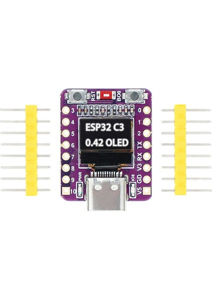 ESP32 C3 0.42INCH OLED LCD Super Mini Geliştirme Kartı Wifi Bluetooth Type-C USB 160MHZ 4mb Flash