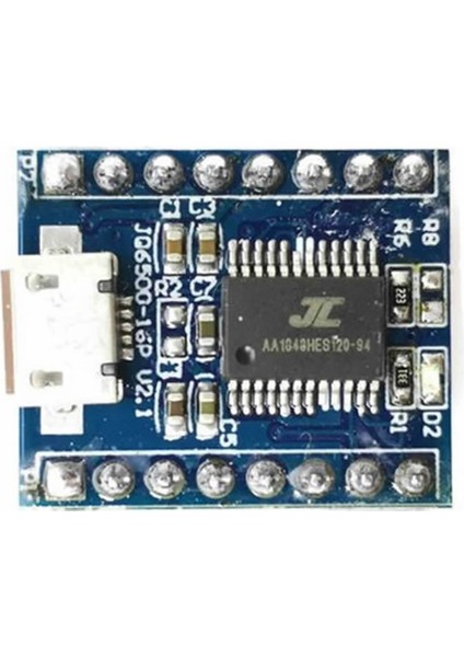 JQ6500 16MBIT Mini Ses Mp3 Wmv Player Ses Müzik Çalma Kartı Micro USB Uart Haberleşme 5 Tuşlu Kontrl modelleri