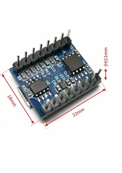 JQ6500 16MBIT Mini Ses Mp3 Wmv Player Ses Müzik Çalma Kartı Micro USB Uart Haberleşme 5 Tuşlu Kontrl