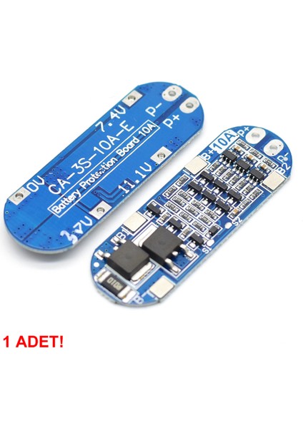 3s 10A Bms Koruma Kartı 18650 Pil Batarya Lityum Li-Ion Lipo Koruma 11.1V 12.6V Aşırı Şarj Deşarj modelleri