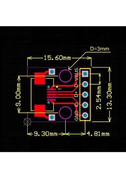 Micro USB To Dip Çevirici Pcb 5V USB Haberleşme Deney Prototip indirimleri