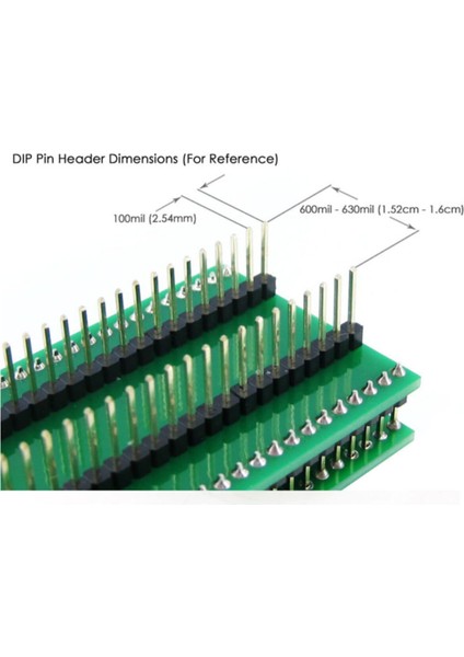 SOP44 To DIP44 Çevirici Adaptör Eeprom Programlayıcı Entegre Ic Çip Çevirici Test Yaylı Soket Pin