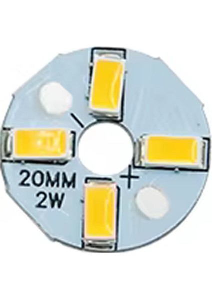 5730 6V 2W 20MM Beyaz 4 Ledli Modül Aluminyum Pcb Lamba Aydınlatma Işık fırsatları