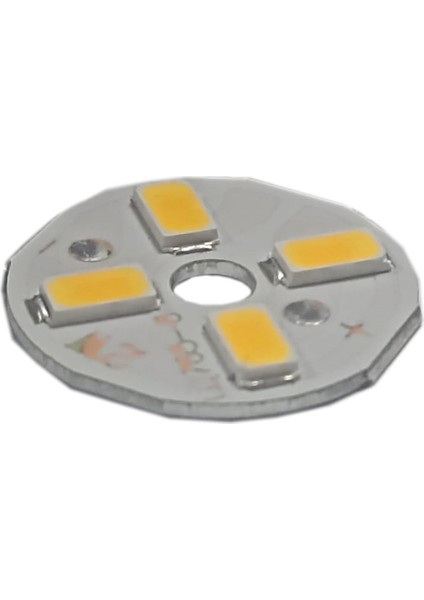 5730 6V 2W 20MM Beyaz 4 Ledli Modül Aluminyum Pcb Lamba Aydınlatma Işık