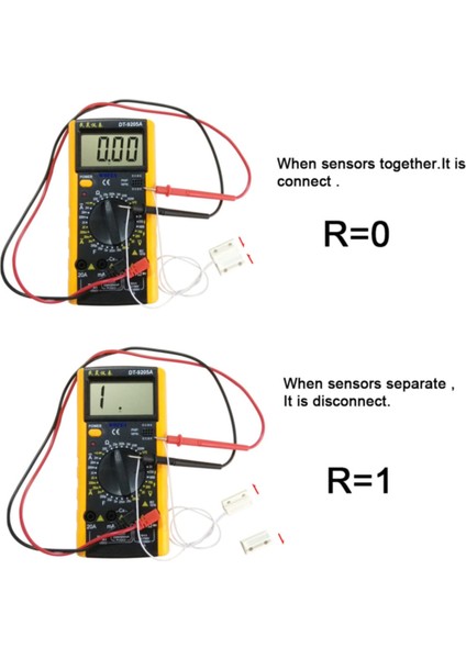 Mc-38 Manyetik Algılama Sensörü Nc Kapı Pencere Açık Kapalı Alarm Dedektör Hırsızlık Akıllı Ev Güven