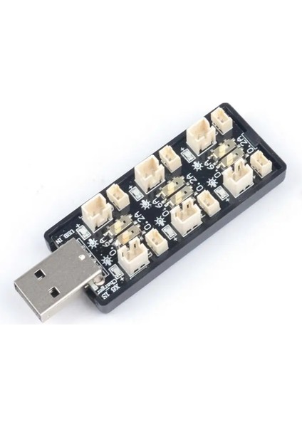 6 Kanal USB 3.7V Lityum Pil Şarj Kartı 0.6A / 0.2A 2mm ve 1.25MM Jst-Ph Soket Rc Oyuncak Model