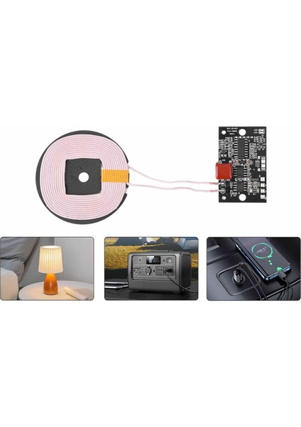 12V 15W Kablosuz Şarj Modülü HCX-20-D23 Qi Mobil Akıllı Telefon Oyuncak Hızlı Pil Şarj Transmitter