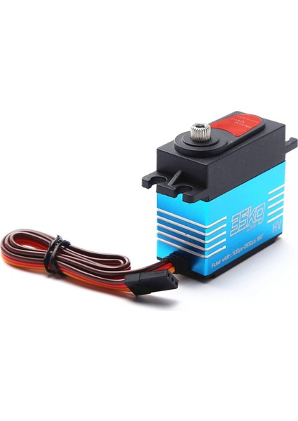 QY3235MG 35KG Servo Motor 180 Derece Gxservo 25T Metal Dişli Yüksek Tork Su Geçirmez Çift Rulman