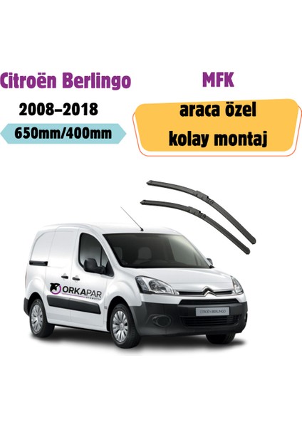 Citroen Berlingo Muz Silecek Takımı (2008-2018) Orkapar