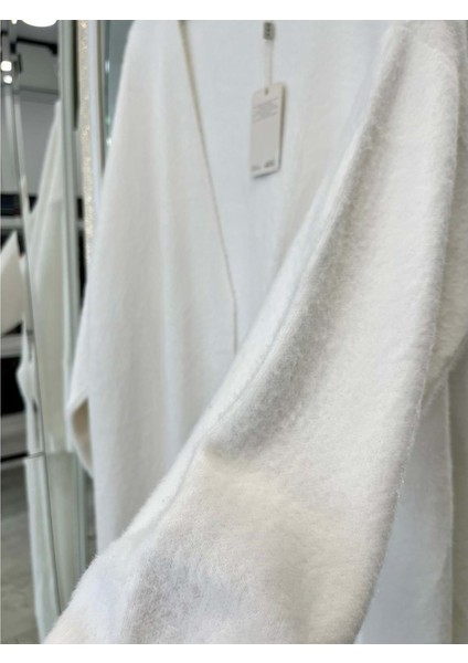 Adn Angora Hırka - Ekru - Standart (42-46 Beden Uyumlu) fırsatları
