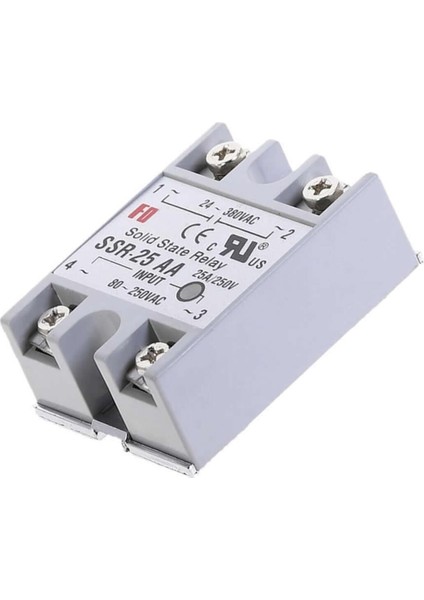 SSR-25AA Ssr Röle Ac Çıkış Ac Tetik 25A Ac 24-380V Tek Fazlı Solid State Röle Elektronik Anahtar