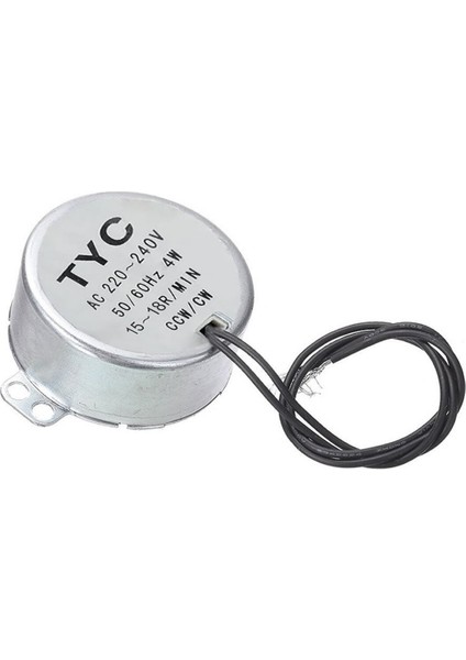 Tyc-50 Ac 220V 15RPM Senkron Motor Kuluçka Isıtıcı Fan Saat Zamanlayıcı Vitrin Perde Makine 4W Sesz