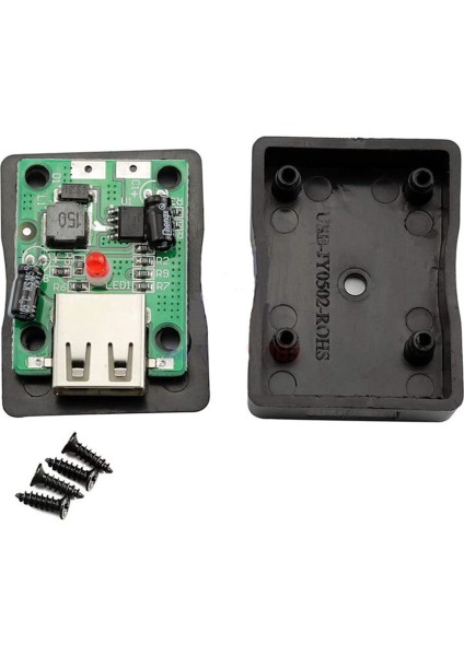 Solar Panel Kontrol Kartı USB 5V 2A Kutu Dc 6-20V To 5V 2A Voltaj Düşürücü USB Çıkış Solar Panel