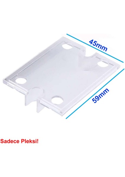 Ssr Modüller Için Koruyucu Pleksi Kapak Plastik Şeffaf Solid State Röle Üst Cover Kılıf modelleri