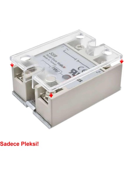 Ssr Modüller Için Koruyucu Pleksi Kapak Plastik Şeffaf Solid State Röle Üst Cover Kılıf indirimleri