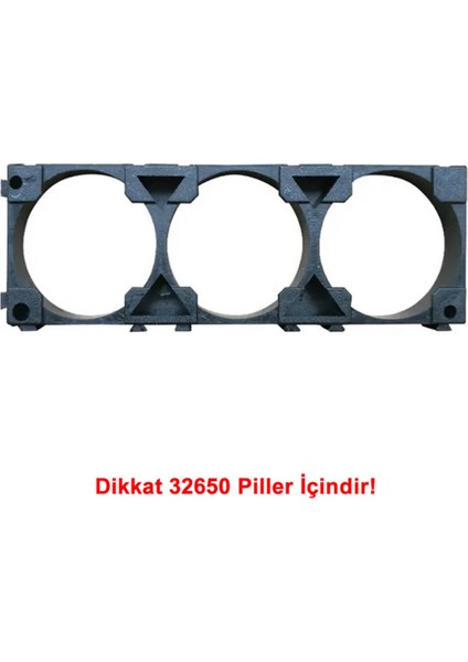 32650 3lü Pil Tutucu Birleştirici 32700 Lityum Lion Lipo Batarya Pil Yuvası Mobil Güç Kaynağı Akü