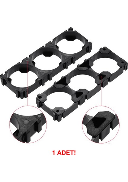 32650 3lü Pil Tutucu Birleştirici 32700 Lityum Lion Lipo Batarya Pil Yuvası Mobil Güç Kaynağı Akü