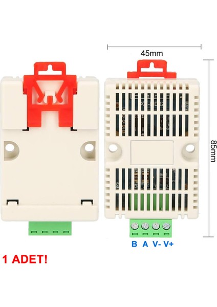 SHT20 Sıcaklık ve Nem Sensörü RS485 Haberleşme -40C /125C Termometre Isı Klima Termostat Medikal modelleri