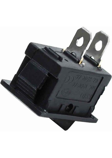 2 Pin Siyah Anahtar Switch Mini Buton Kcd1 Plastik Açma Kapama On / Off