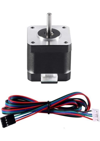 Nema 17 Step Motor 1.5A 0.4nm D Mil 2 Faz 1.5A 1.8 Derece 200 Adım 3D Yazıcı Printer