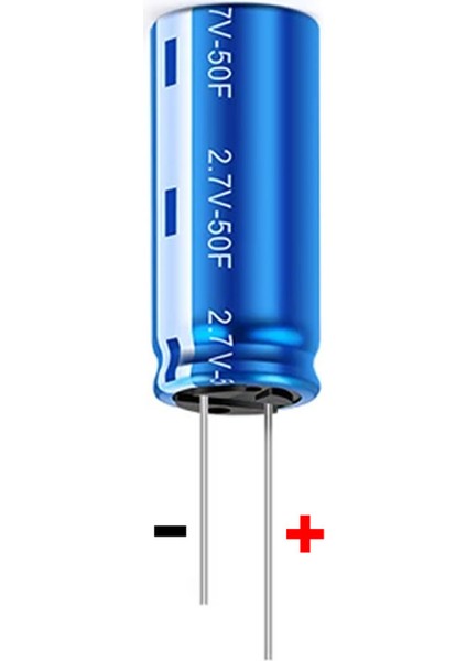 50F 2.7V Süpercap 10X25MM Dıp Süper Kapasitör Enerji Depolama Güneş Rüzgar Akü Batarya Güç Kaynağı fırsatları