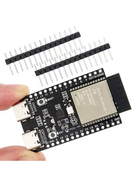 ESP32-C6 Devkit Wifi 6 ve Bluetooth 5 Modül Geliştirme Kartı ESP32-C6-WROOM-1 32 Bit 160MHZ 8 Mbyte fiyatları