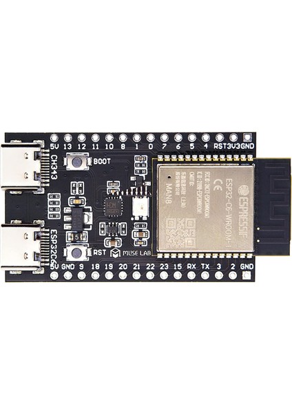 ESP32-C6 Devkit Wifi 6 ve Bluetooth 5 Modül Geliştirme Kartı ESP32-C6-WROOM-1 32 Bit 160MHZ 8 Mbyte