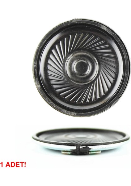 Ince 4cm 50 Ohm 0.5W Hoparlör Yuvarlak Speaker 40MM 0.5 Watt Ses Müzik Amfi Ses Oluşturucu Yüksek