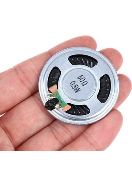 Ince 4cm 50 Ohm 0.5W Hoparlör Yuvarlak Speaker 40MM 0.5 Watt Ses Müzik Amfi Ses Oluşturucu Yüksek fiyatları