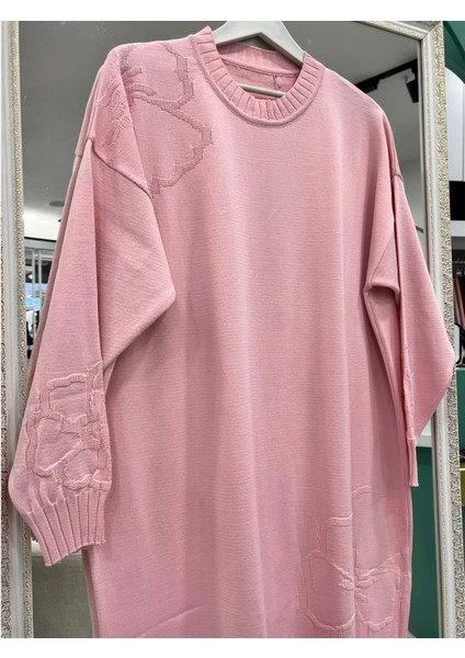 Adn Merserize Çiçekli Tunik - Pembe - 1 fırsatları