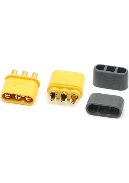 MR30 Dişi Erkek Konnektör Soket Çift 3 Pin Lipo Pil Batarya Bağlantı Konnektörü 30A Yüksek Akım